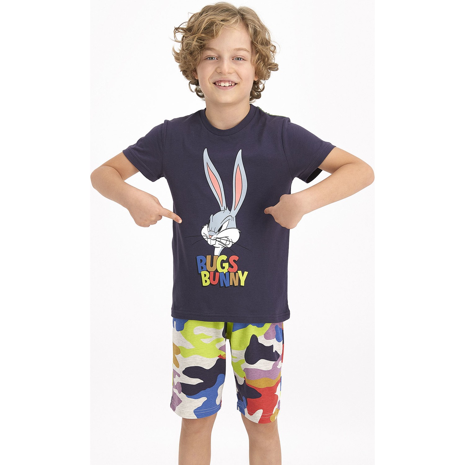 RolyPoly Bugs Bunny Erkek Çocuk Bermuda Takımı