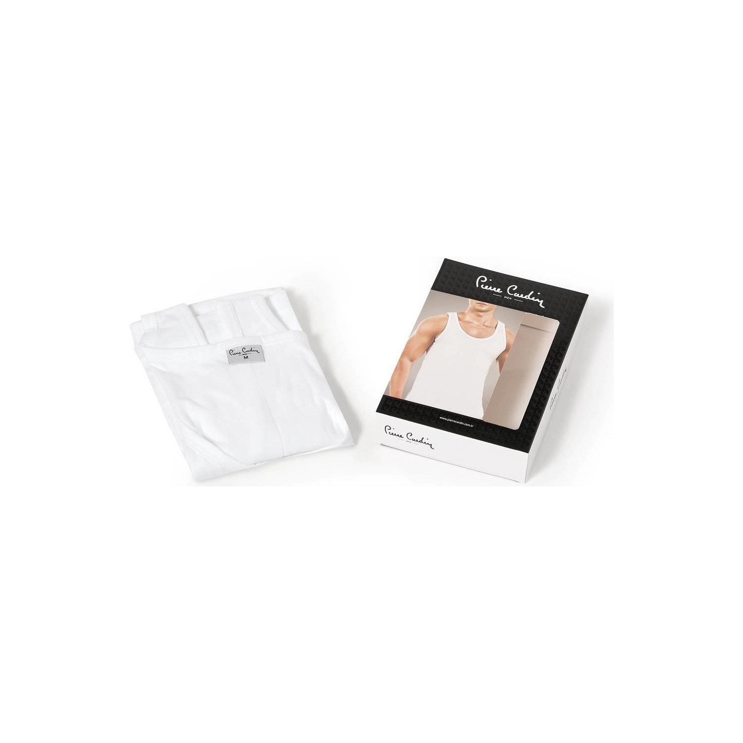 Pierre Cardin 2XL Beden Erkek Atlet Beyaz Renk Nefes Alabilir %100 Pamuk Konforlu Tasarım