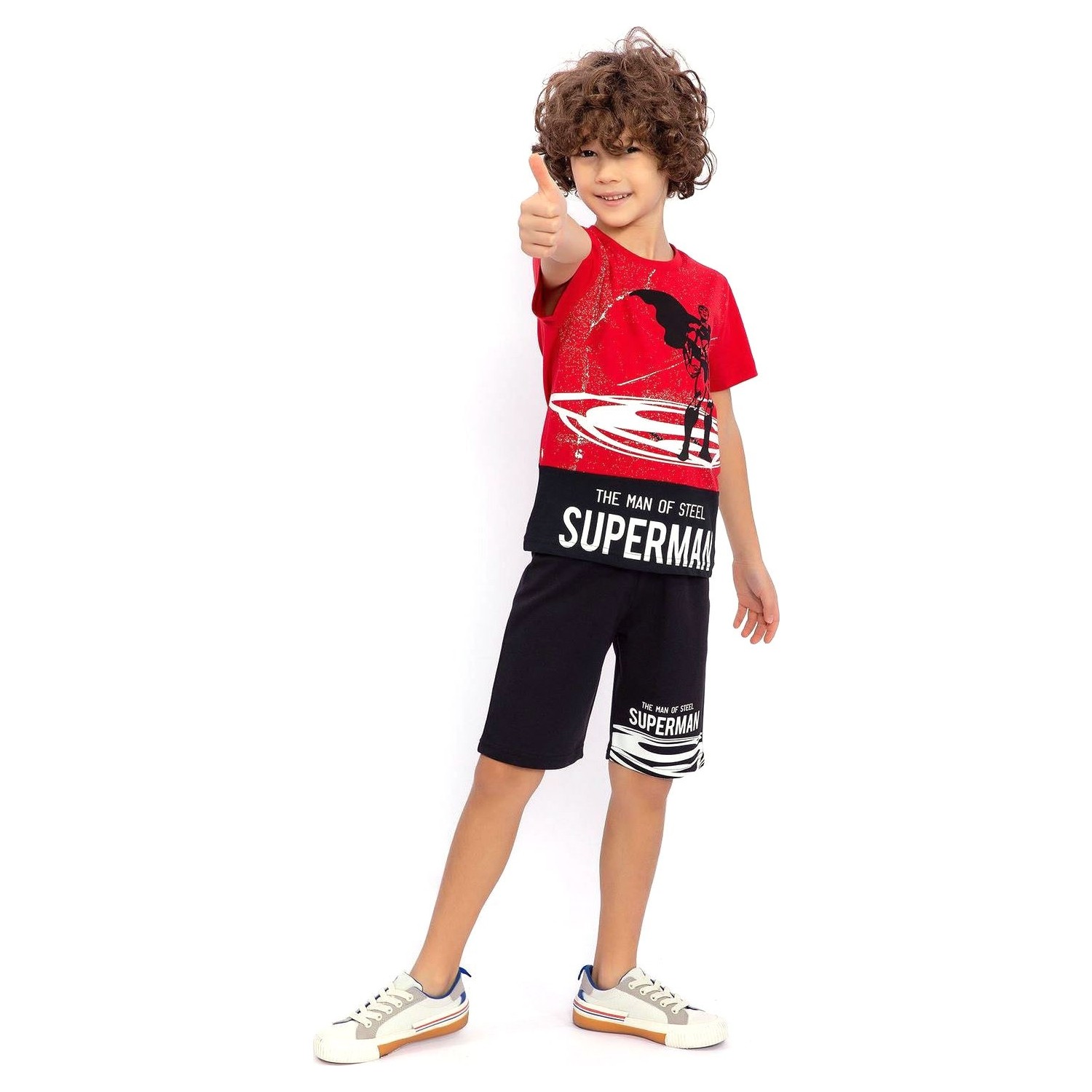 Superman  The Man Of Steel Turkuaz Erkek Çocuk Bermuda Takım