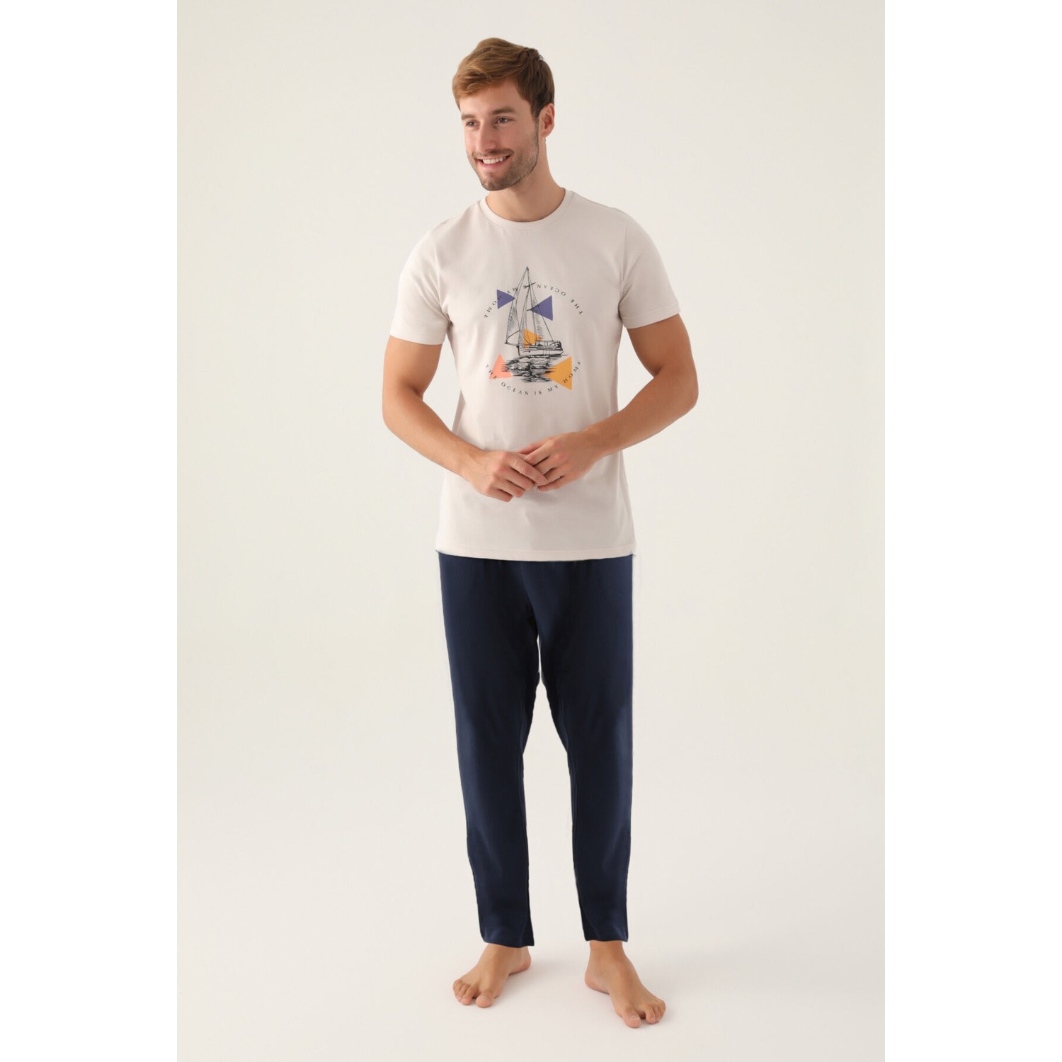 Arnetta Home Taş Erkek Pijama Takımı