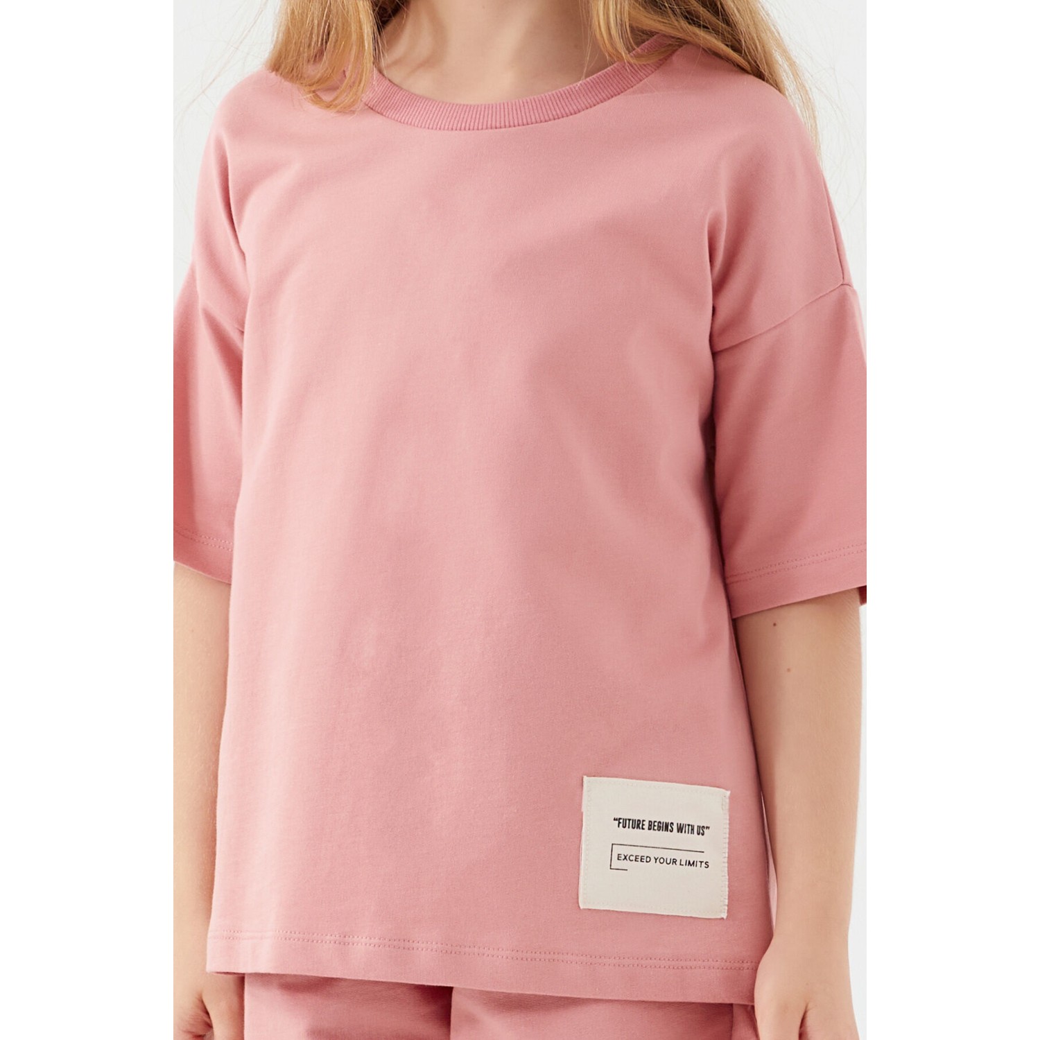 Rolypoly Kız Çocuk Pembe Şortlu Takım