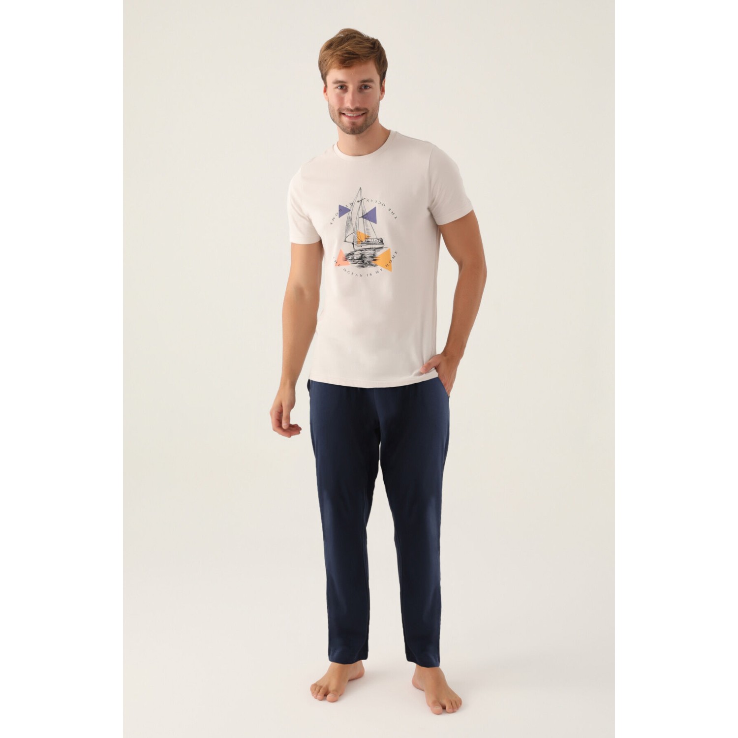Arnetta Home Taş Erkek Pijama Takımı