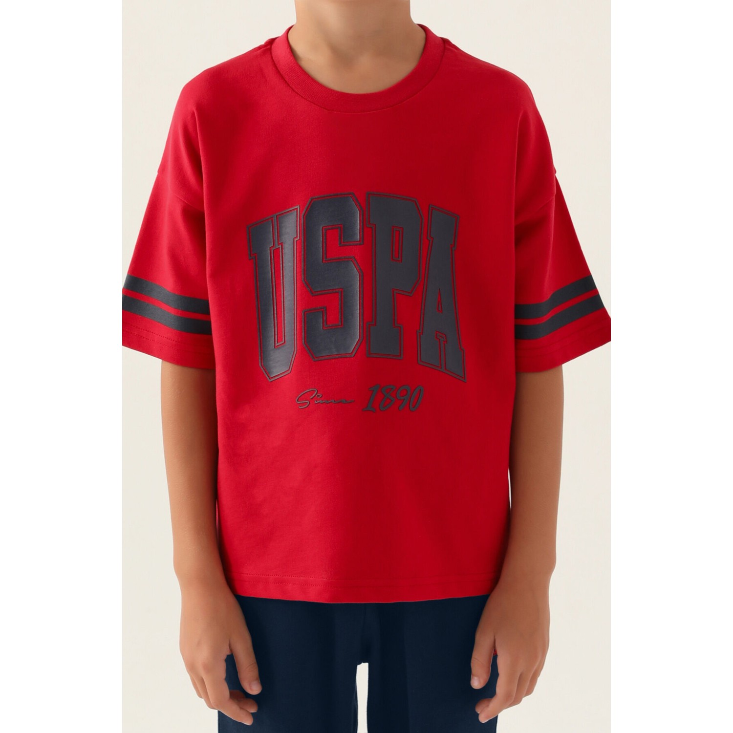 U.S. Polo Assn. Lisanslı Sim Lacivert Erkek Çocuk Bermuda Takım