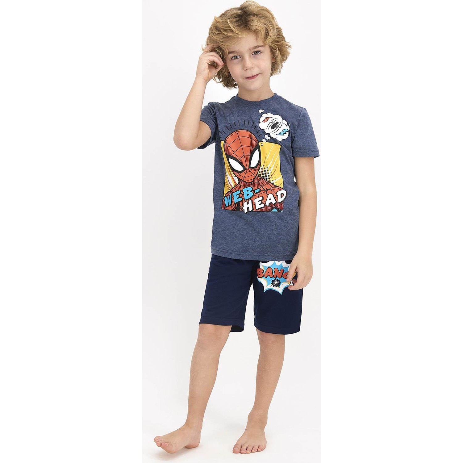 Marvel Spider-Man  Erkek Çocuk Bermuda Takımı D4551-3 21Y