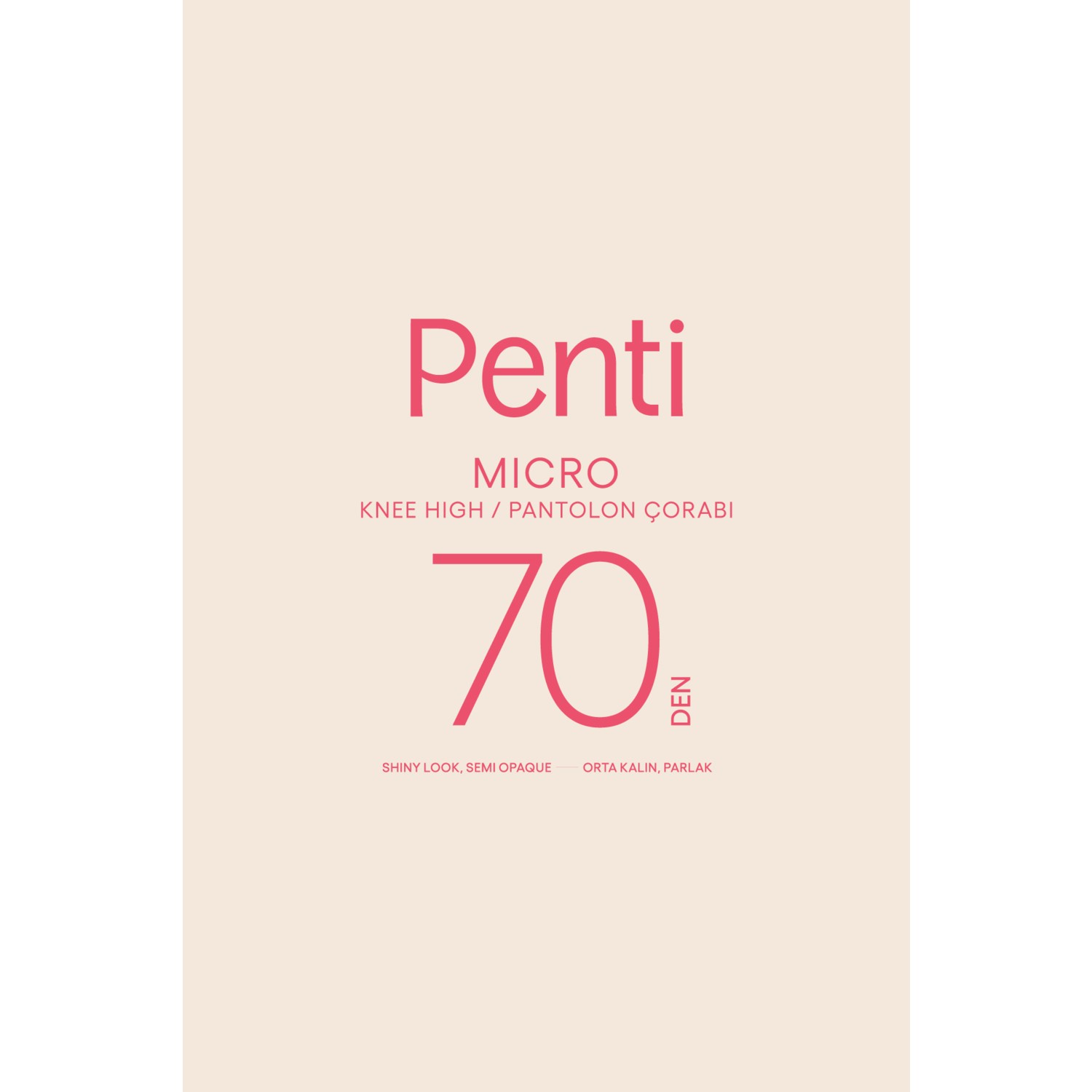 Penti Micro 70 Siyah Pantolon Çorabı