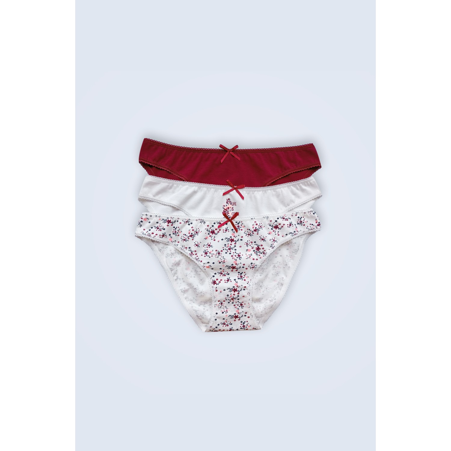 Pierre Cardin 3'lü Ekonomik Paket Cute Flower 2700 Pamukl...