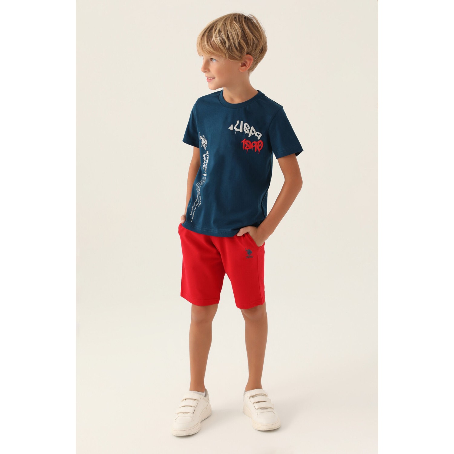 U.S. Polo Assn. Lisanslı Clothing Lacivert Erkek Çocuk Ber...