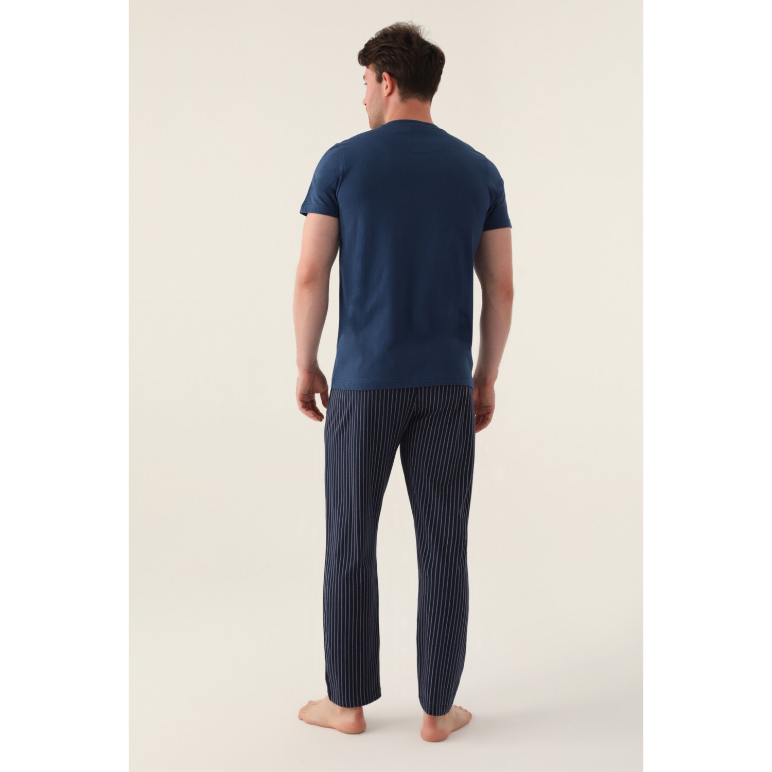 Arnetta Short Koyu Indigo Erkek Pijama Takımı