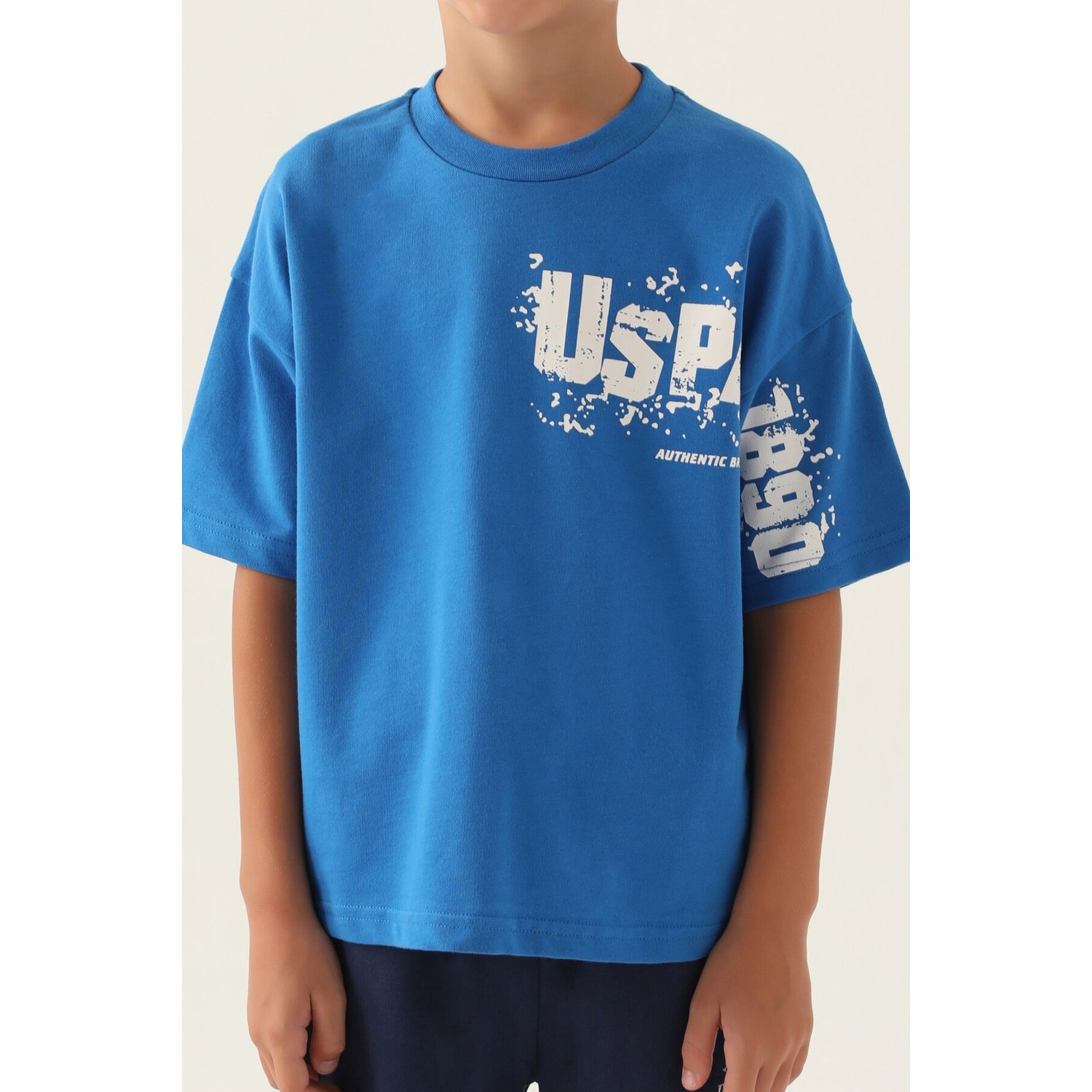 U.S. Polo Assn. Lisanslı Authentic Cobalt Erkek Çocuk Bermuda Takım