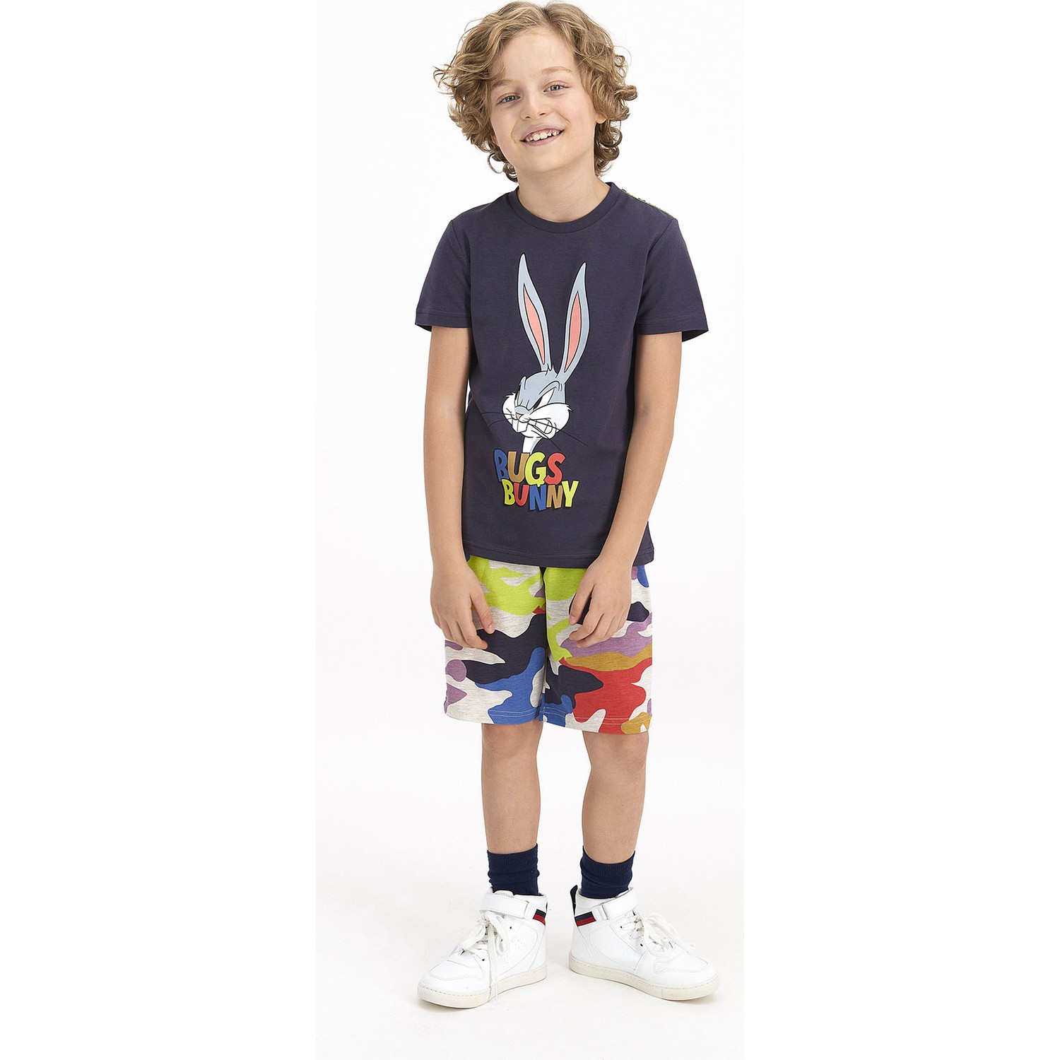 RolyPoly Bugs Bunny Erkek Çocuk Bermuda Takımı