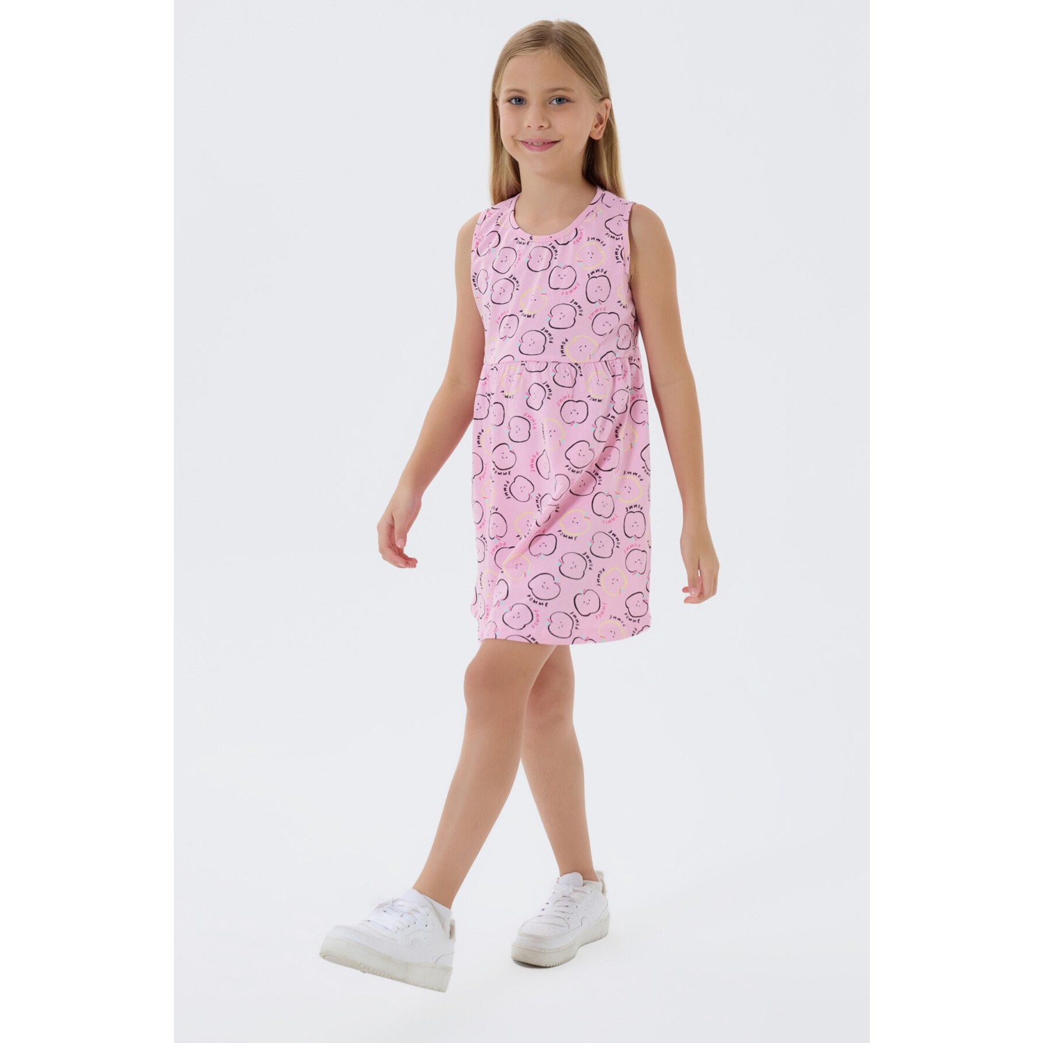 Rolypoly Kız Çocuk Pembe Elbise RP3229-C-V4