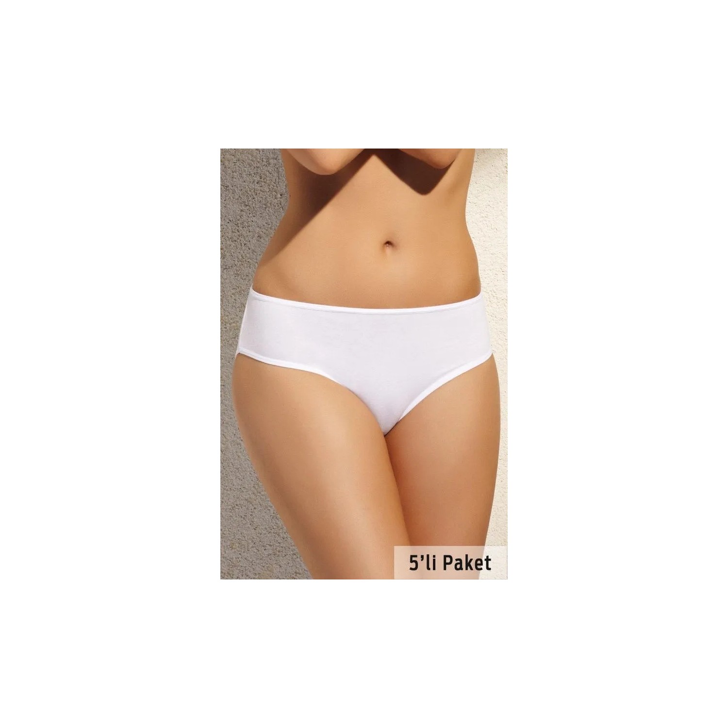 Pierre Cardin 5'li Paket Kadın Classic Brief Nefes Alabilir Kumaş Özelliği ile Rahat Kullanım