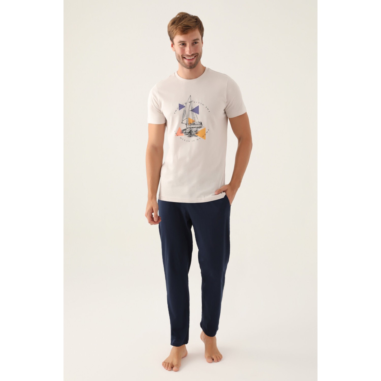 Arnetta Home Taş Erkek Pijama Takımı