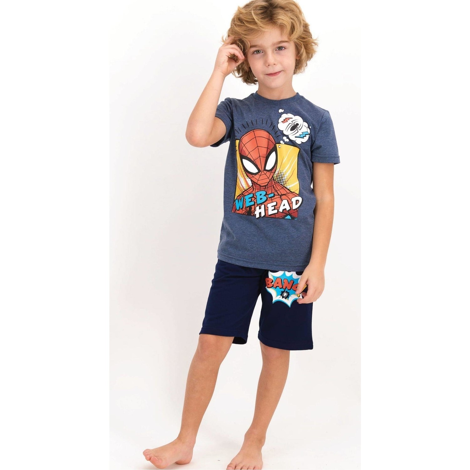 Marvel Spider-Man  Erkek Çocuk Bermuda Takımı D4551-3 21Y