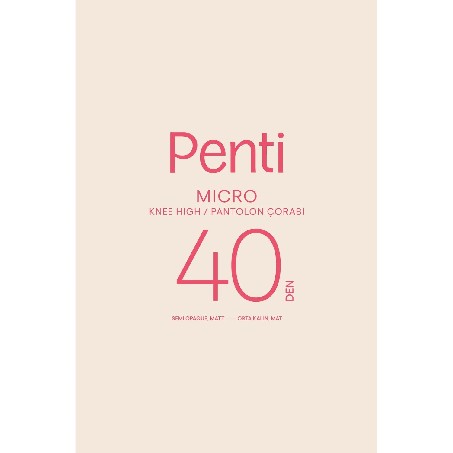 Penti Ten Mikro 40 Pantolon Çorabı