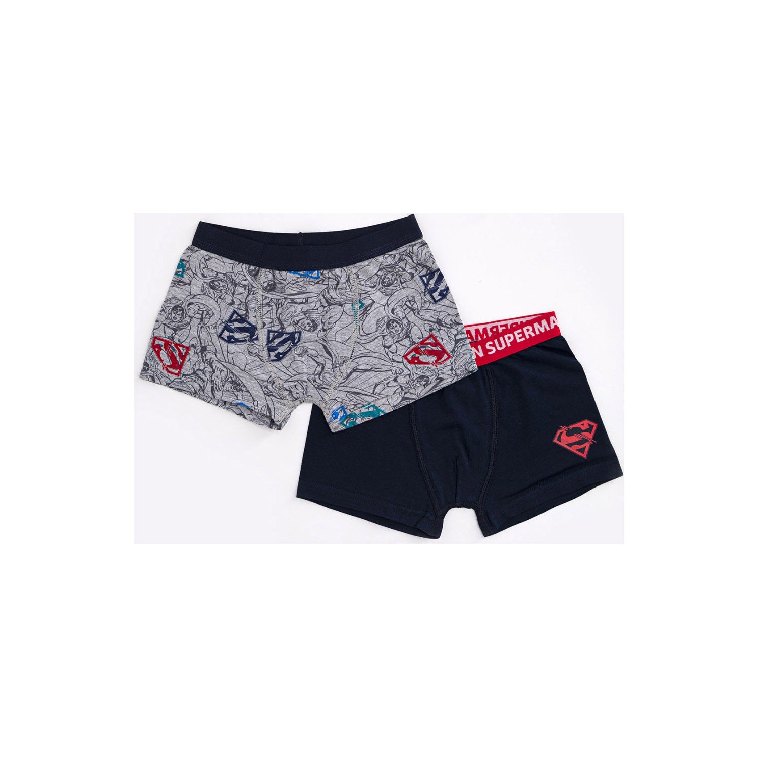Superman Lisanslı Erkek Çocuk 2'li Boxer Seti