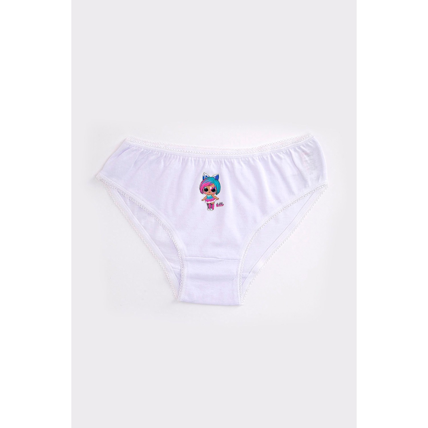 L.O.L. Lisanslı Kız Çocuk 3 Lü Slip Külot Seti Mix