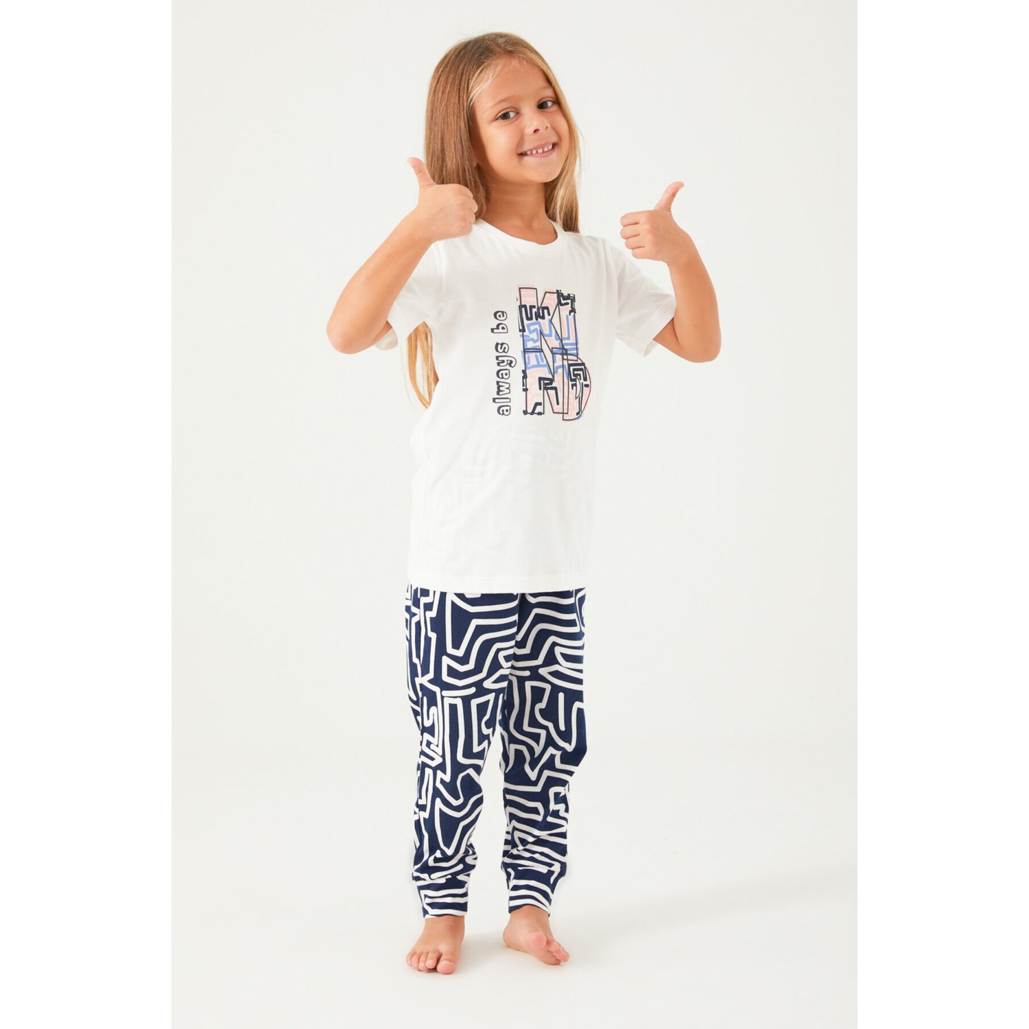 Arnetta Kız Çocuk Çok Renkli Pijama Takımı