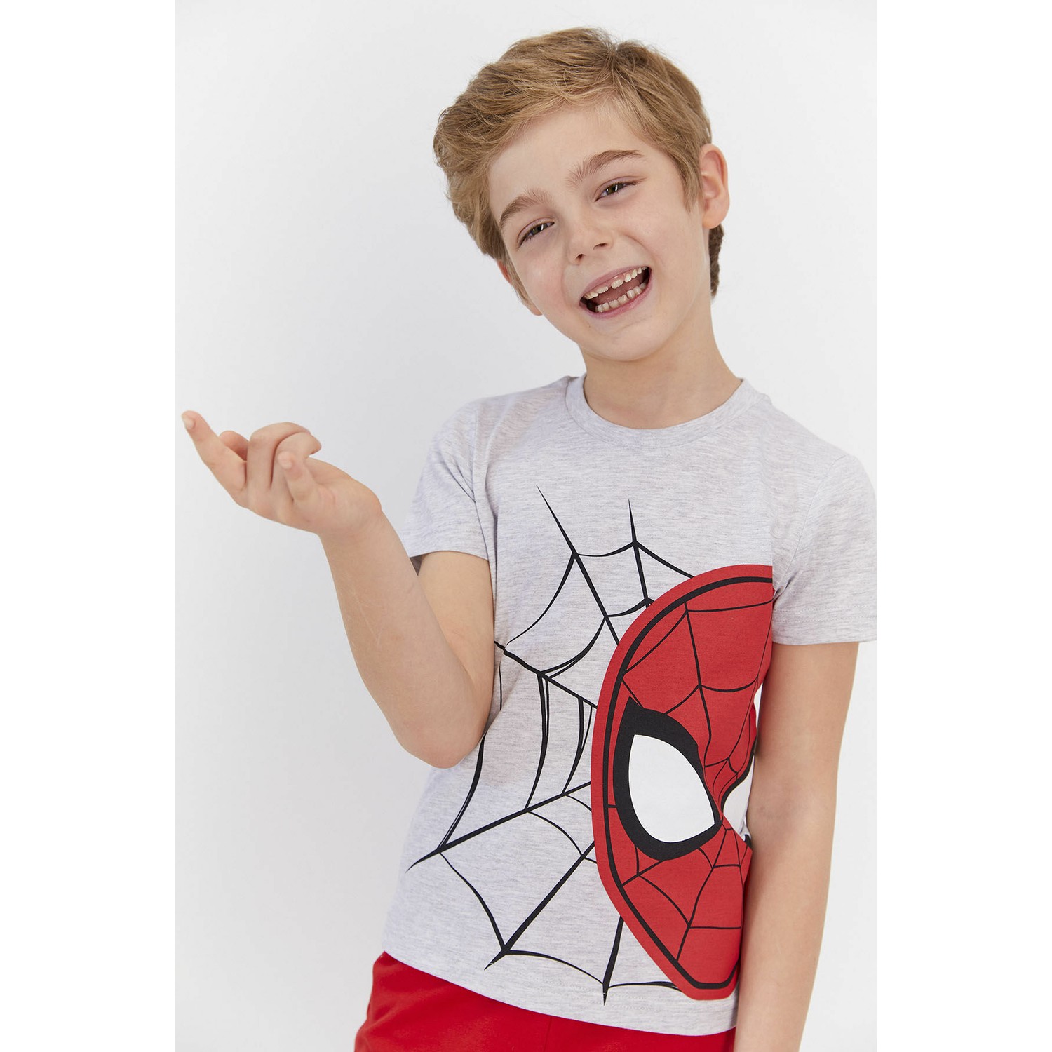 RolyPoly Spıder-Man Erkek Çocuk Bermuda Takımı